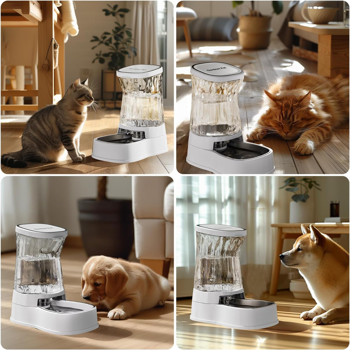 3.85L Pet Water Dispenser, White