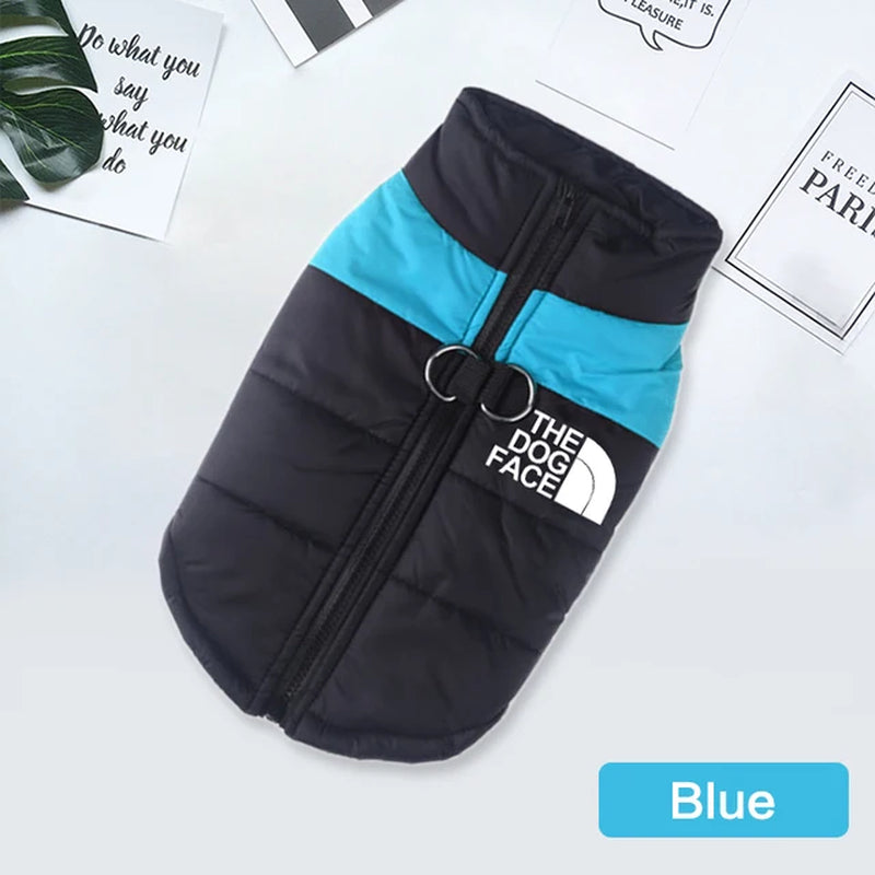 Waterproof Insulated Dog Coat - Winter Vest with Zipper for Small, Medium, and Large Dogs